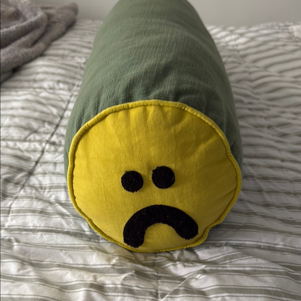 Urban Outfitters Smiley/Sad Face Pillow